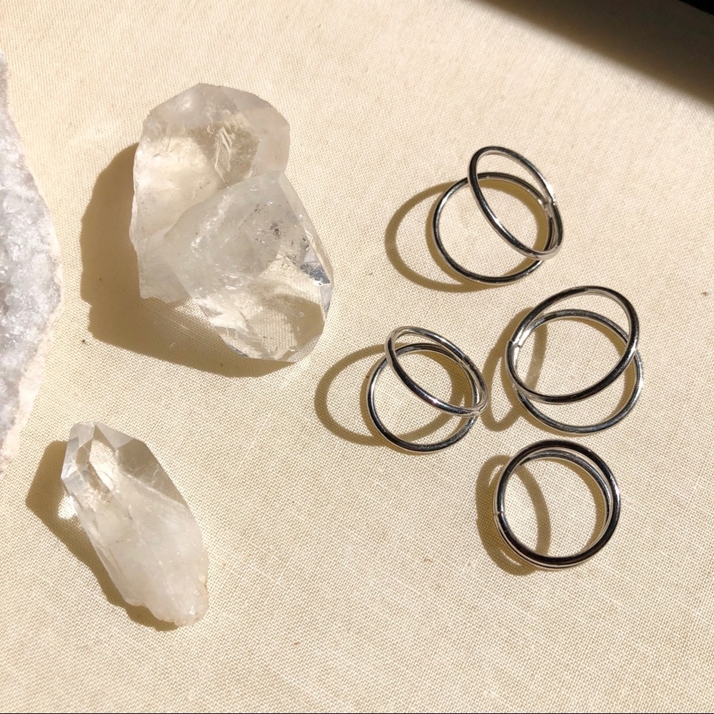 🍋 3/$25 stacking + midi rings set FP